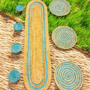 Blue Jute set of 4