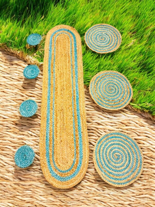 Blue Jute set of 4