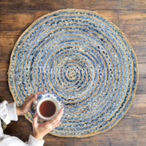 Denim spiral jute