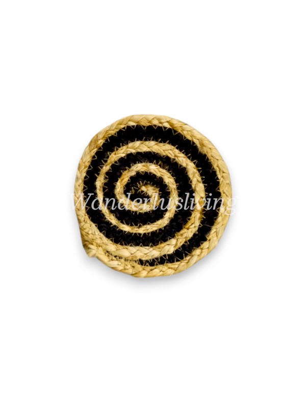 Black Jute Set of 4 - Image 4