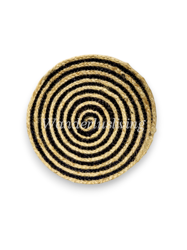 Black Jute Set of 4 - Image 3