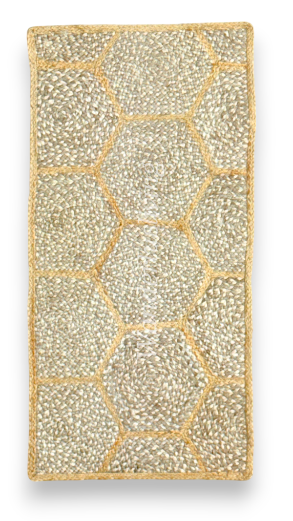 Grey Jute rectangle - Image 2