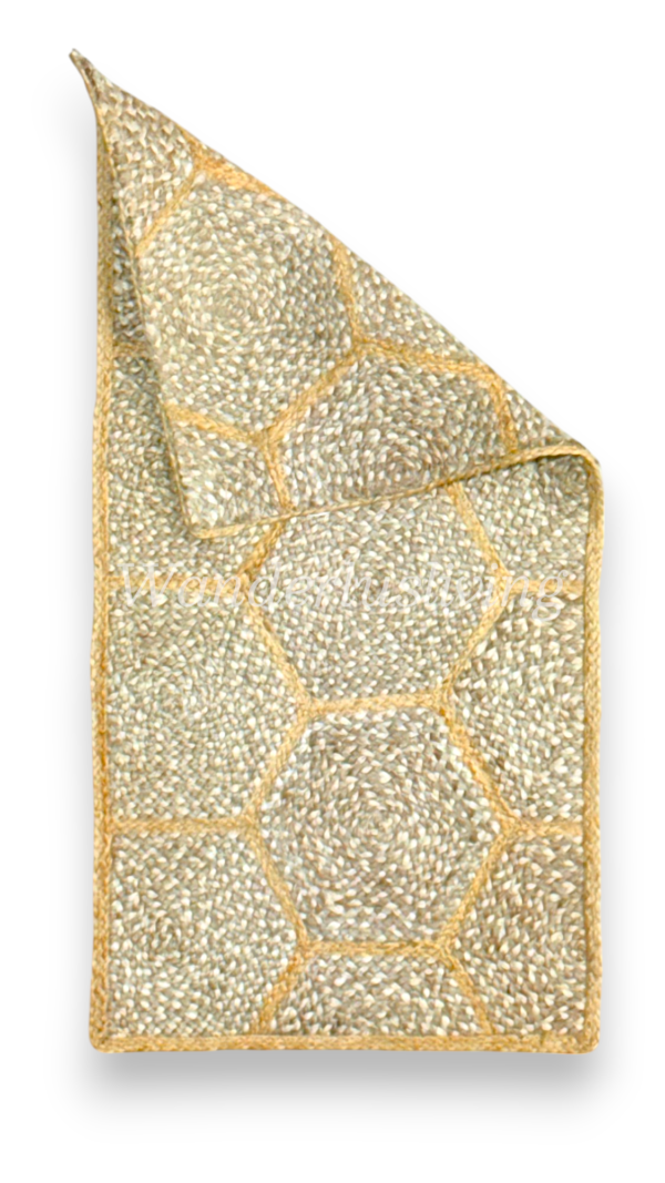 Grey Jute rectangle - Image 3