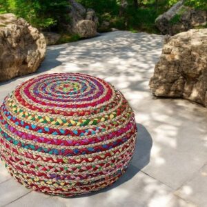 Colored Pouf