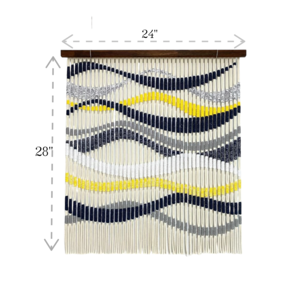 Set of 2 half moon wall hanging - Image 2