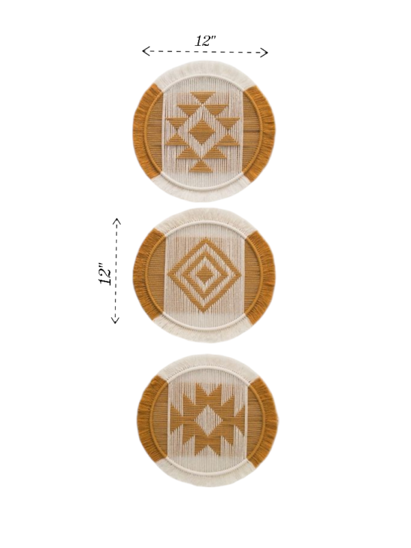 Set of 2 half moon wall hanging - Image 6